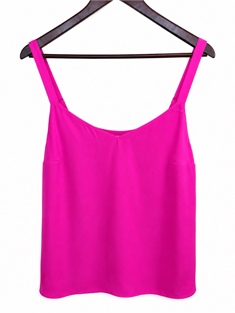 Lilly Pulitzer Nadia Satin Cami Passion Fruit Pink Women's 12 NWT